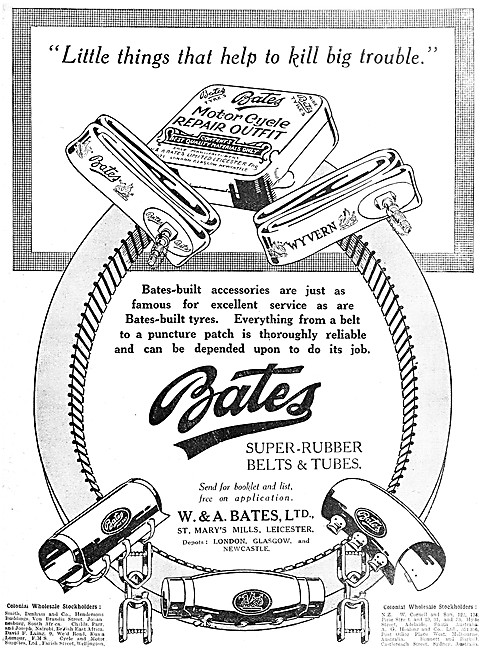 Bates Motor Cycle Tyres - Bates Puncture Repair Outfit           