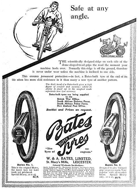 Bates Motor Cycle Tyres - Bates Tyres                            