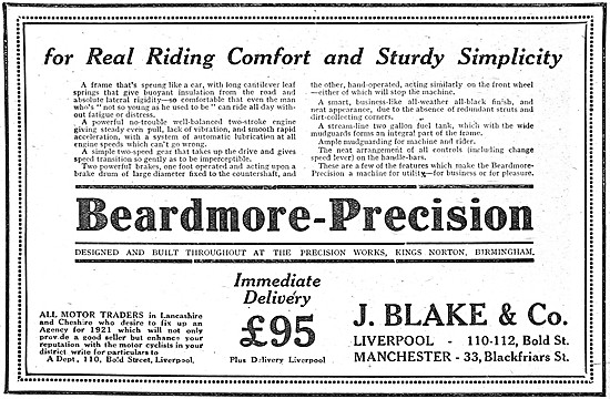 Beardmore-Precision Motor Cycles                                 