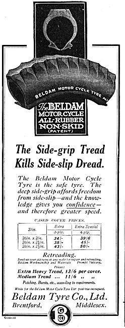 Beldam Motor Cycle Tyres                                         