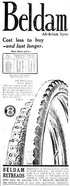 Beldam Motorcycle Tyres                                          