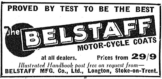 Belstaff Motor Cycle Coats                                       