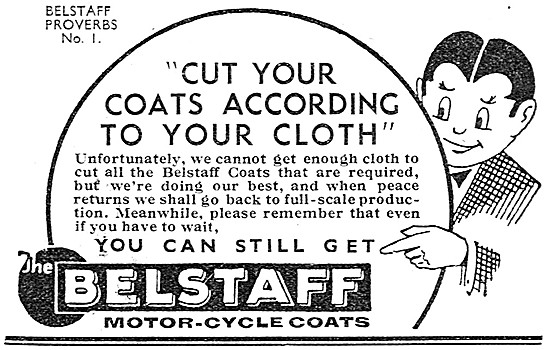 Belstaff Riding Coats 1941 Pattern                               
