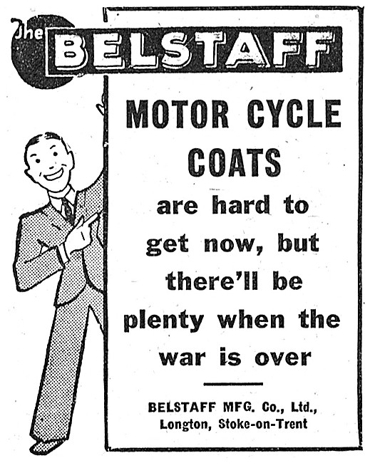 Belstaff Motor Cycle Coats 1943                                  