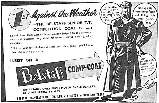1951 Belstaff Comp-Coat Advert                                   