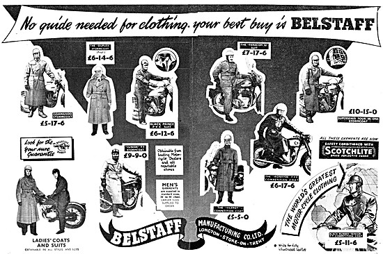 Belstaff Motor Cycle Weatherproof Suits                          