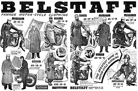Belstaff Motor Cycle Weatherproof Suits                          