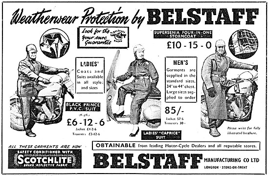 Belstaff Motor Cycle Clothing - Belstaff Black Prince Suit       