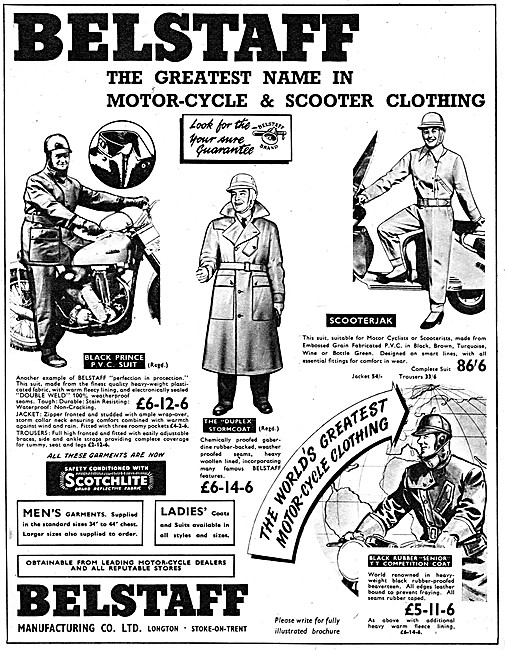 Belstaff Motor Cycle Clothing -  Belstaff Duplex Stormcoat       