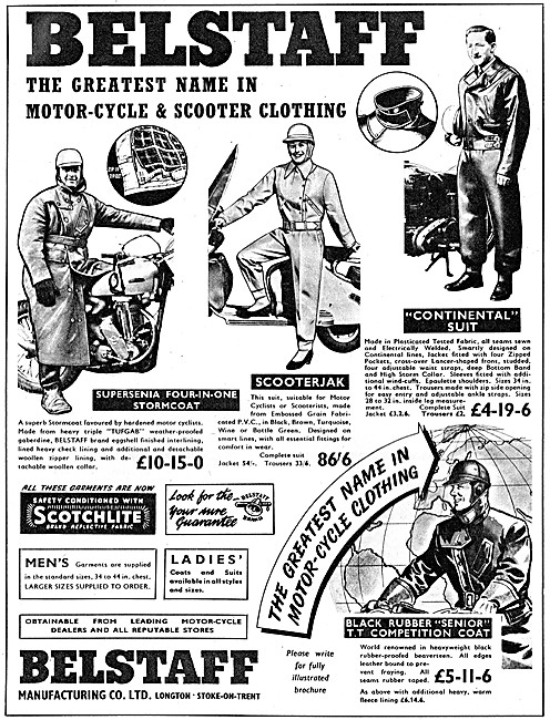 Belstaff Motorcycle Clothing - Belstaff Supersenia Sortmcoat 1957