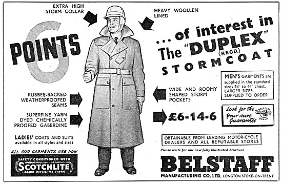 Belstaff Duplex Motorcycle Stormcoat 1957 Pattern                