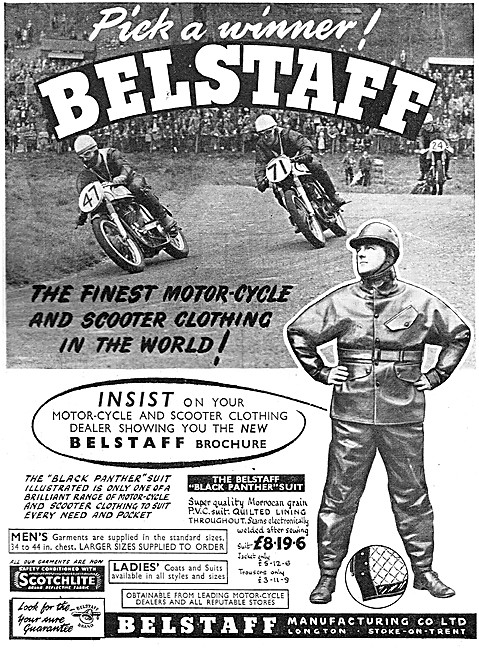 Belstaff Black Panther Motorcycle Suit                           