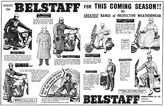 Belstaff Motor Cycle Coats 1958                                  