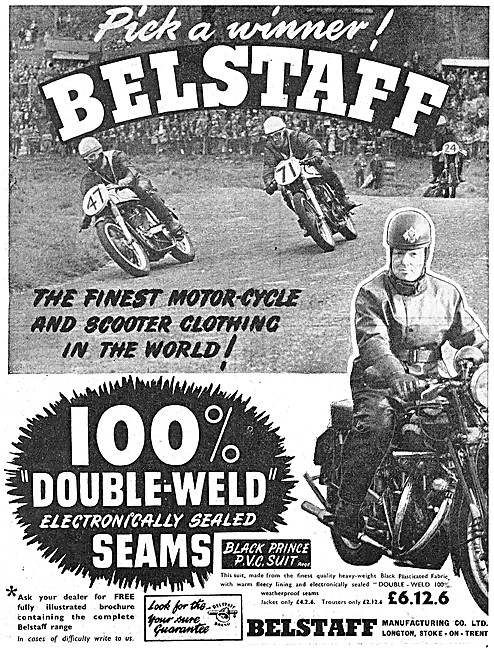 Belstaff Motor Cycle Suits                                       