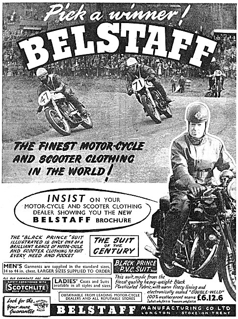 Belstaff Motorcycle Weatherproof Clothing                        