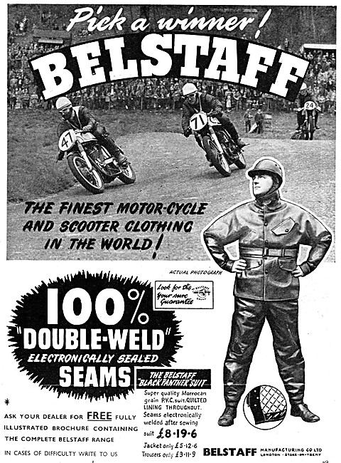 Belstaff Motor Cycle Clothing                                    