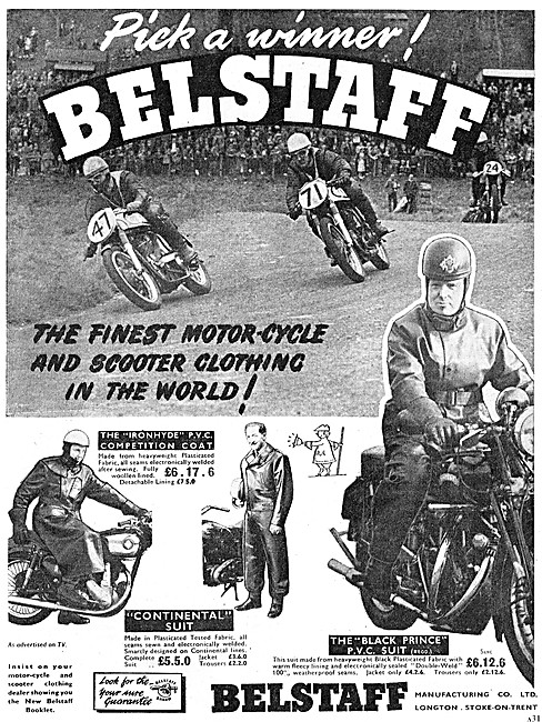 Belstaff Motorcyclists Clothing                                  