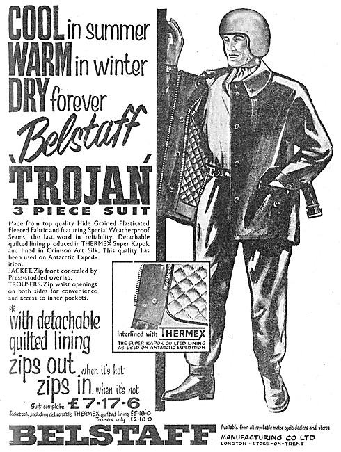 Belstaff Trojan 3 Piece Motor Cycle Suit                         