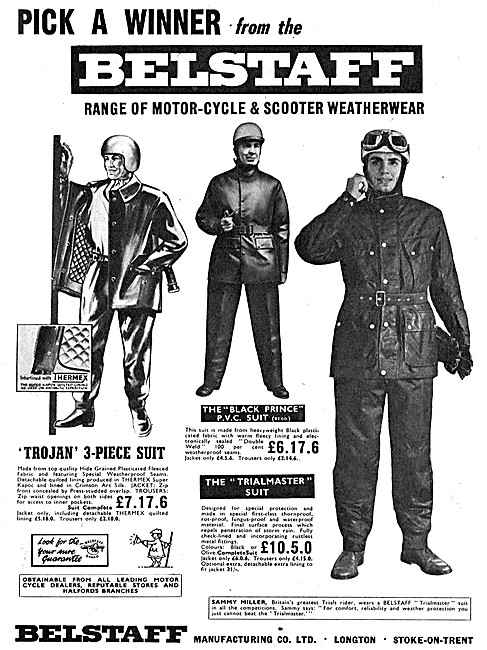 Belstaff Motorcycle Weatherwear - Belstaff Black Prince Suit     