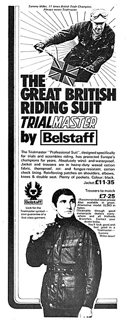 Belstaff Trialmaster Motorcycle Riding Suit                      
