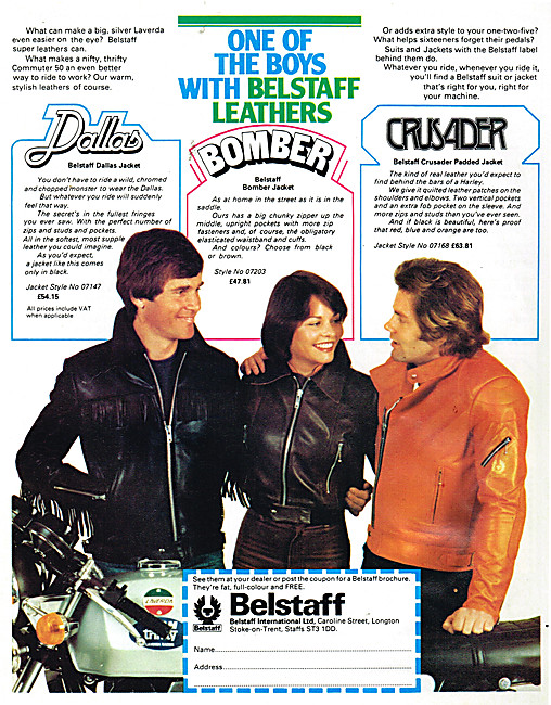 Belstaff Motor Cycle Jackets                                     