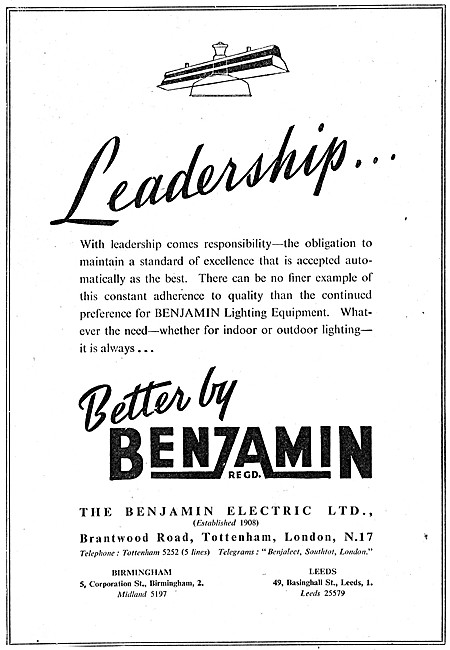 Benjamin Motorcycle Lighting Equipment                           