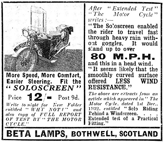 Beta Lamps Soloscreen                                            