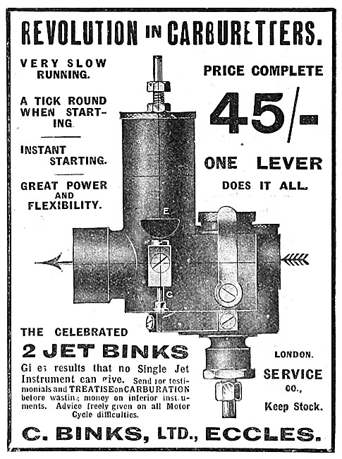 The 2 Binks Carburetter                                          