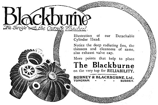 1917 Blackburne Motor Cycles                                     