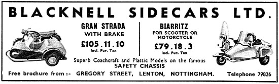 Blacknell Sidecars  - Blacknell Gran Strada Sidecar              
