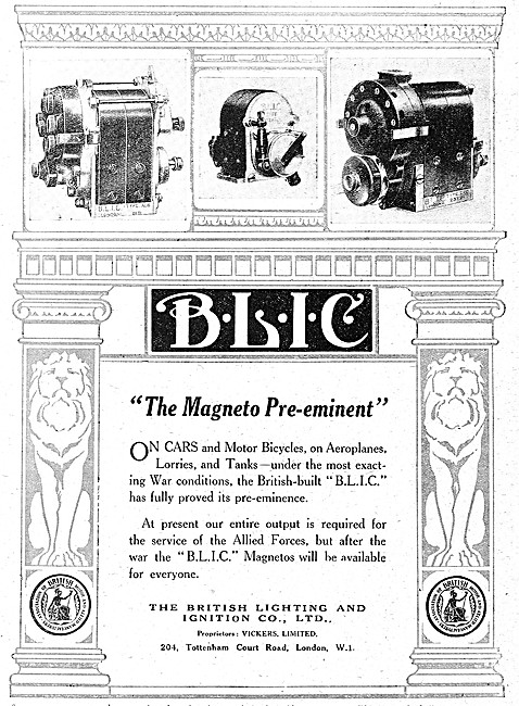 B.L.I.C. Magnetos - BLIC. Magnetos                               