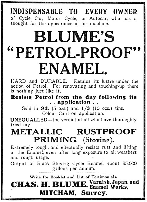 Blumes Petrol Proof Enamel Paint                                 