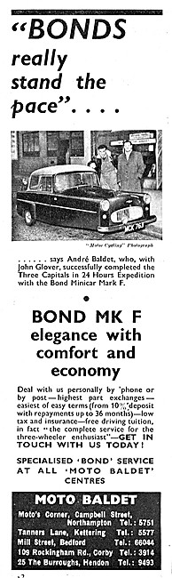 Moto Baldet Bond Minicar Mark F - Bond Mini Car Sales & Service  