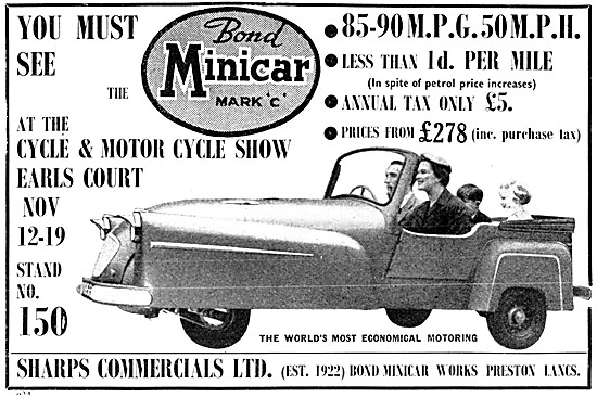 1955 Bond Minicar Mark C                                         