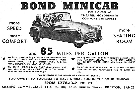 1956 Bond Minicar                                                