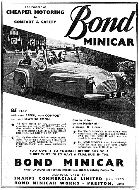 Bond Minicar                                                     