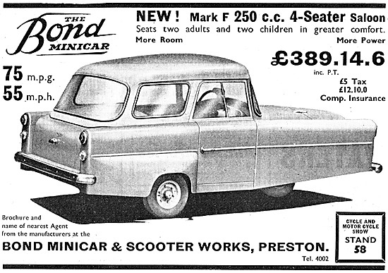 1958 Bond Minicar Mark F                                         