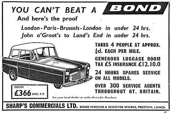 Bond Minicar Mark F                                              