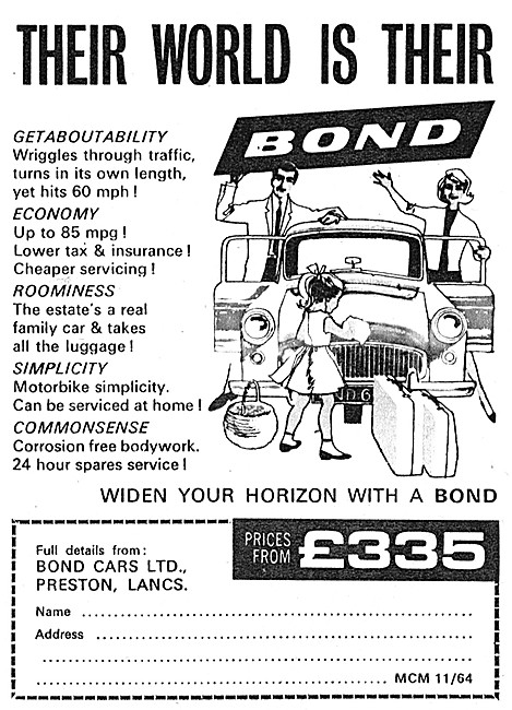 Bond Cars - Bond Saloon 1964                                     
