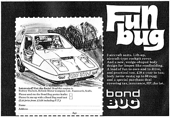 1971 Bond Bug                                                    