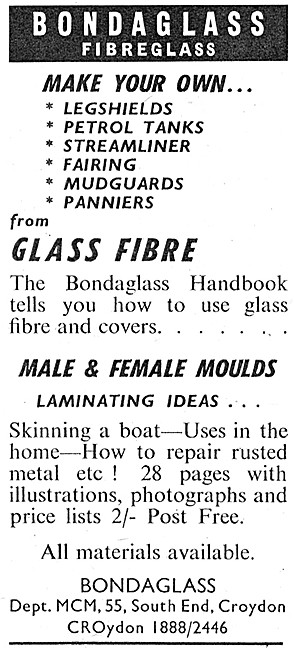 Bondaglass Glass Fibre Kits & Products                           