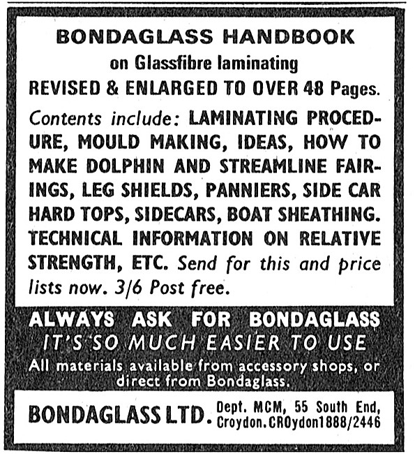 Bondaglass Glass Fibre Kits & Products                           