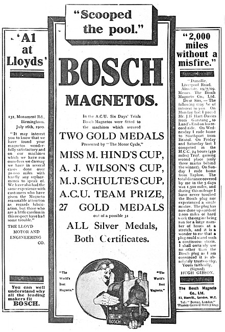 Bosch Magnetos                                                   