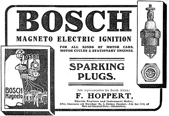 Bosch Magnetos Bosch Spark Plugs                                 