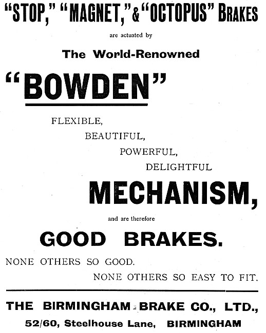 Bowden Brakes                                                    