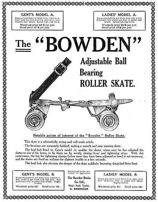 Bowden Roller Skates                                             