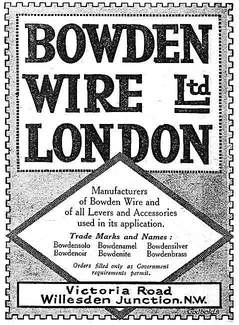 Bowden Cables - Bowden Controls & Wire Mechanisms                