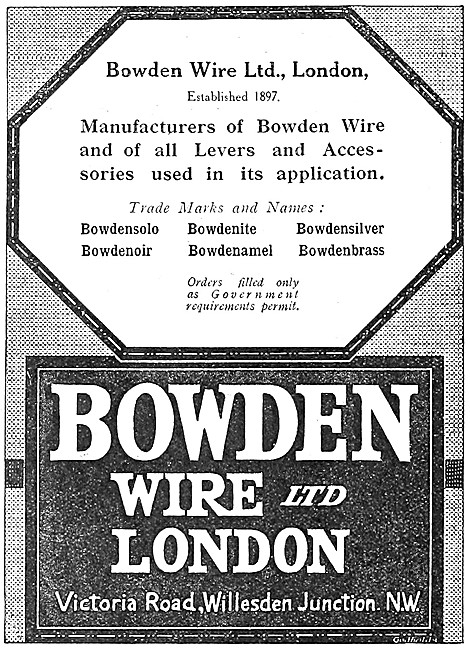 Bowden Cables - Bowden Controls & Wire Mechanisms                