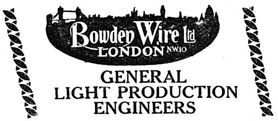 Bowden General Light Production Engineers - Bowden Controls      
