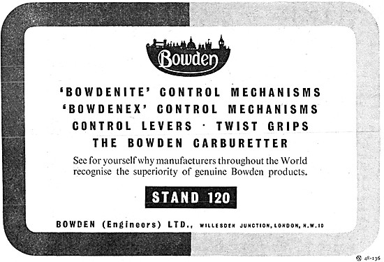 Bowden Motor Cycle Parts - Bowdenex Motor Cycle Control Cables   